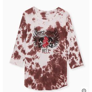 🎄NWT Torrid Raise Hell 3/4 Tee Size 2X‎
